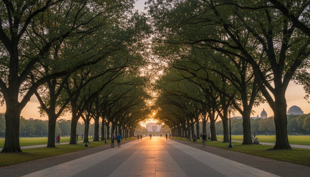 Tree plantation photographyの写真素材
