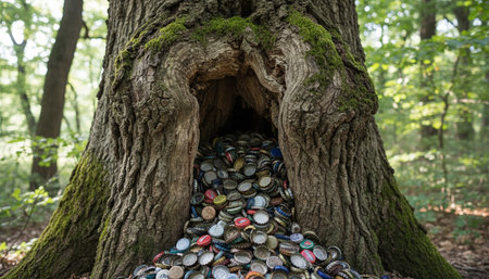 Tree plantation photographyの写真素材