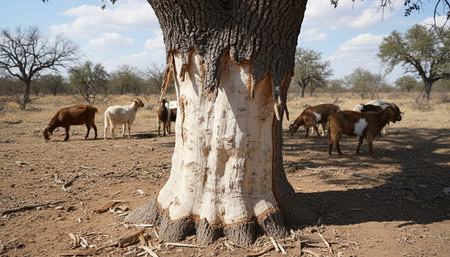 Tree plantation photographyの写真素材