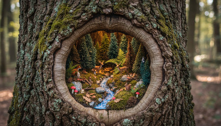 Tree plantation photographyの写真素材