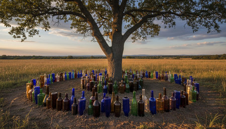 Tree plantation photographyの写真素材