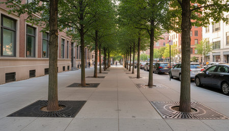 Tree plantation photographyの写真素材