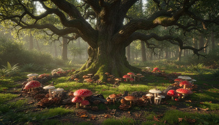 Tree plantation photographyの写真素材