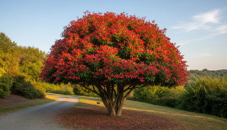 Tree plantation photographyの写真素材
