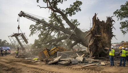 Tree plantation photographyの写真素材