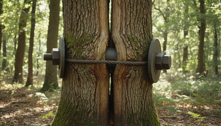 Tree plantation photographyの写真素材