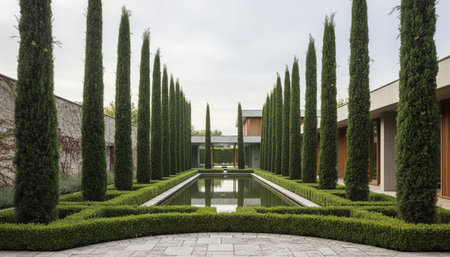 Tree plantation photographyの写真素材