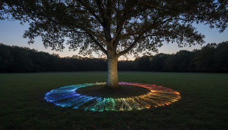 Tree plantation photographyの写真素材