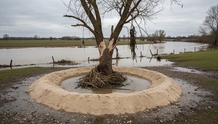 Tree plantation photographyの写真素材