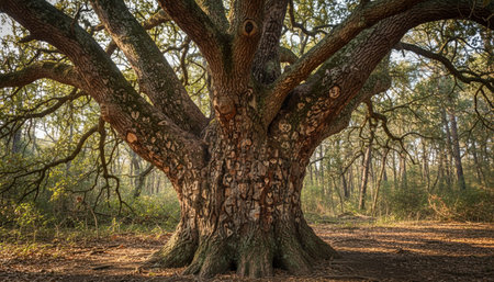 Tree plantation photographyの写真素材