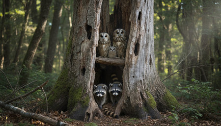 Tree plantation photographyの写真素材