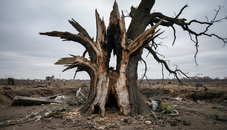 Tree plantation photographyの写真素材