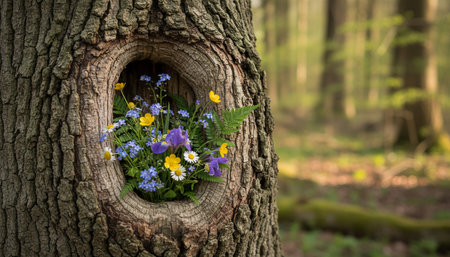 Tree plantation photographyの写真素材