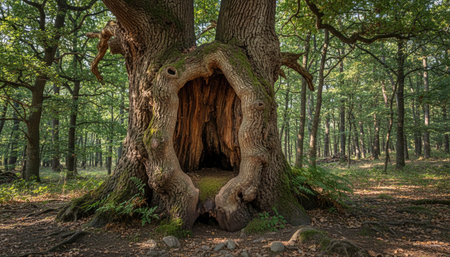 Tree plantation photographyの写真素材