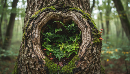 Tree plantation photographyの写真素材