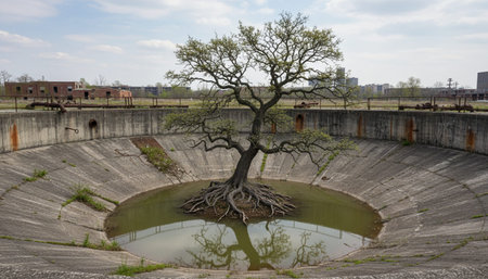 Tree plantation photographyの写真素材