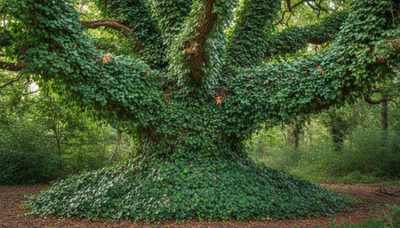 Tree plantation photographyの写真素材