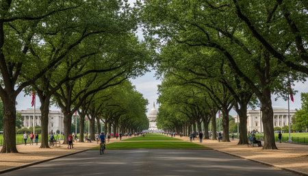 Tree plantation photographyの写真素材