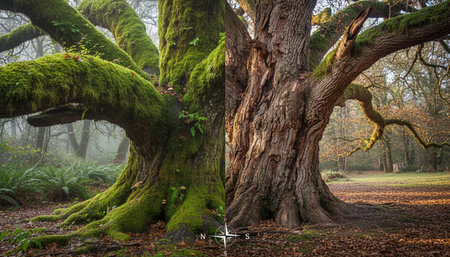 Tree plantation photographyの写真素材