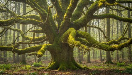 Tree plantation photographyの写真素材