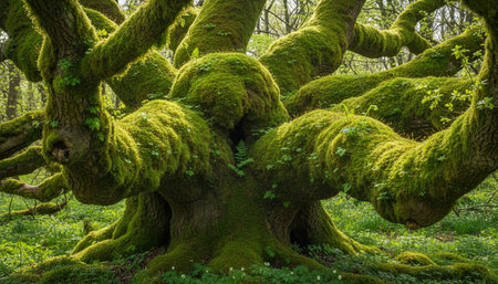 Tree plantation photographyの写真素材