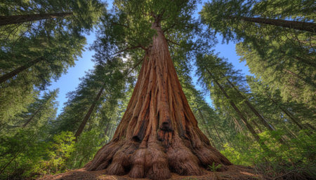 Tree plantation photographyの写真素材