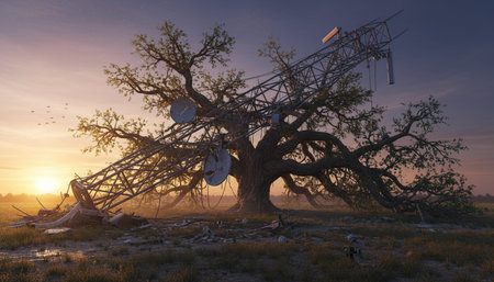 Tree plantation photographyの写真素材