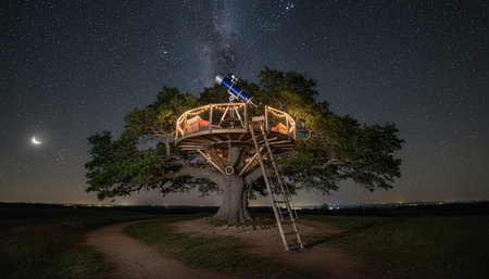 Tree plantation photographyの写真素材