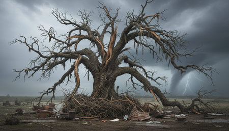 Tree plantation photographyの写真素材