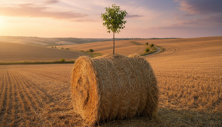 Tree plantation photographyの写真素材