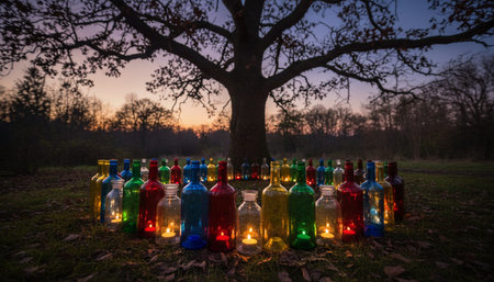 Tree plantation photographyの写真素材