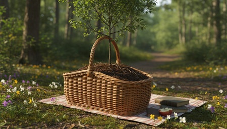 Tree plantation photographyの写真素材