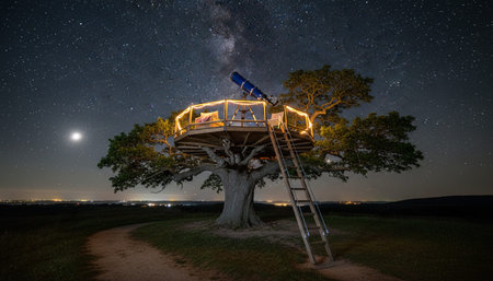 Tree plantation photographyの写真素材