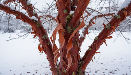 Tree plantation photographyの写真素材