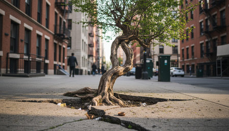 Tree plantation photographyの写真素材