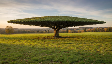 Tree plantation photographyの写真素材