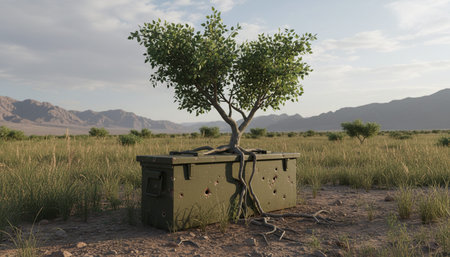 Tree plantation photographyの写真素材