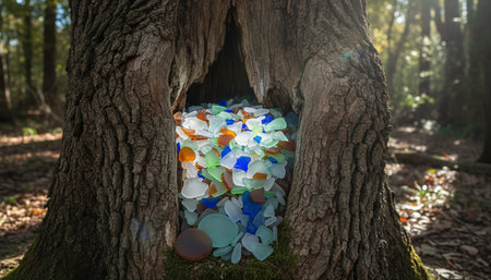 Tree plantation photographyの写真素材