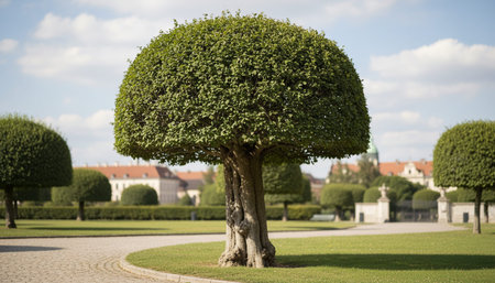 Tree plantation photographyの写真素材