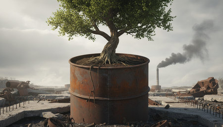 Tree plantation photographyの写真素材