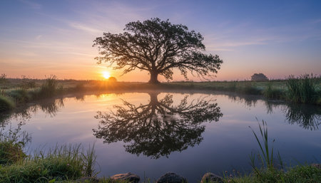 Tree plantation photographyの写真素材