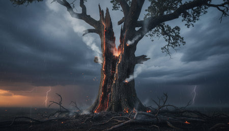 Tree plantation photographyの写真素材