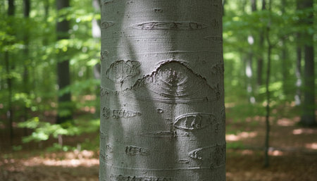 Tree plantation photographyの写真素材