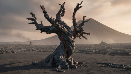 Tree plantation photographyの写真素材