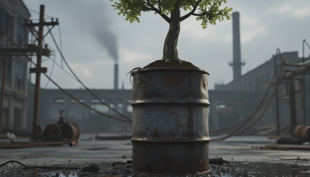 Tree plantation photographyの写真素材