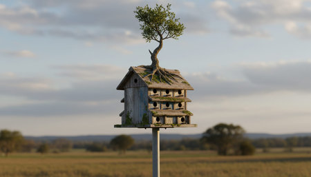 Tree plantation photographyの写真素材