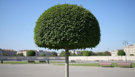 Tree plantation photographyの写真素材