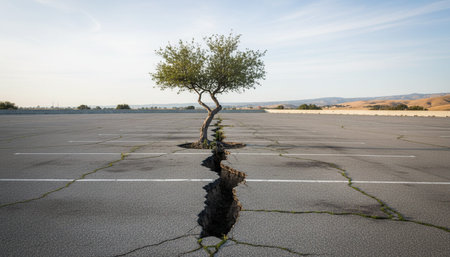 Tree plantation photographyの写真素材