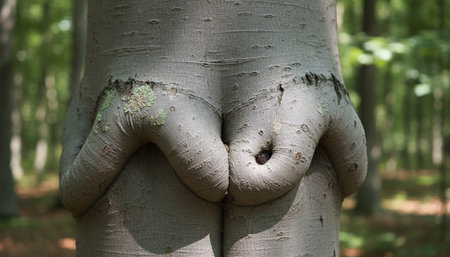 Tree plantation photographyの写真素材