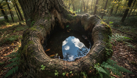 Tree plantation photographyの写真素材